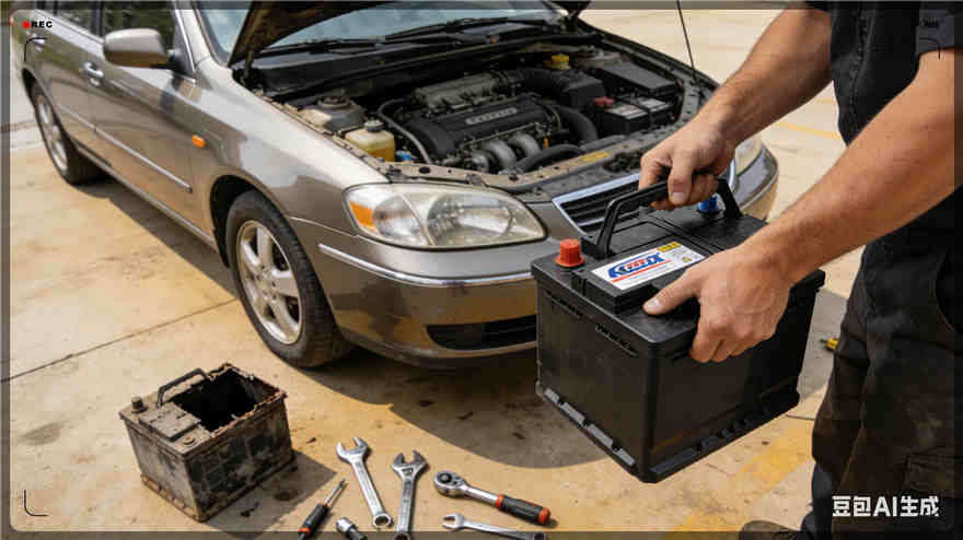 于洪区汽车换电瓶电话【案例】